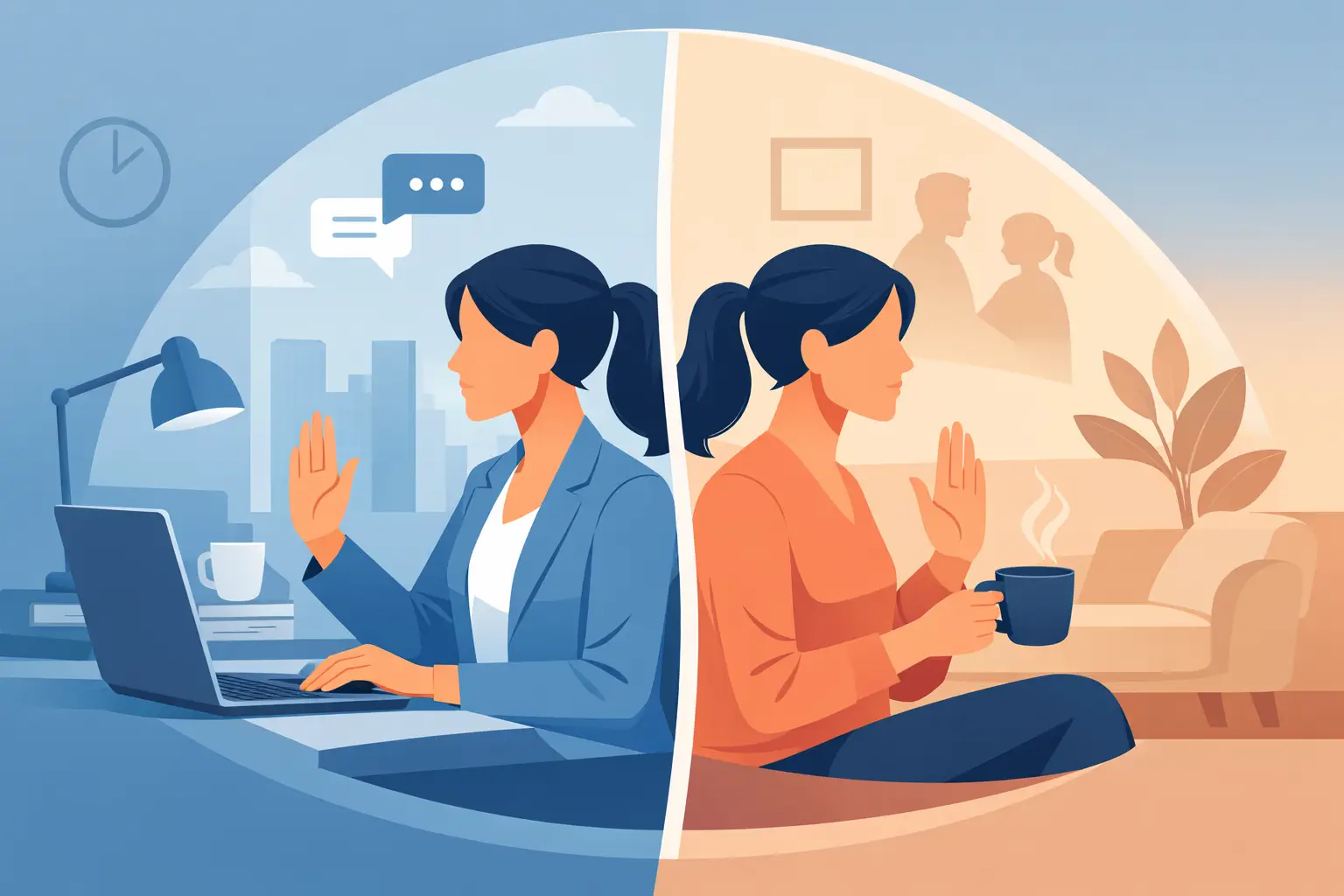 Professional Women Boundaries at Work and Home